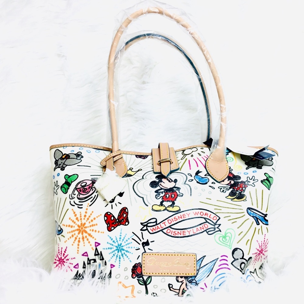 DISNEY Dooney & Bourke Sketch Tote Bag Shoulder Bag Brand New with Tag - Picture 2 of 9